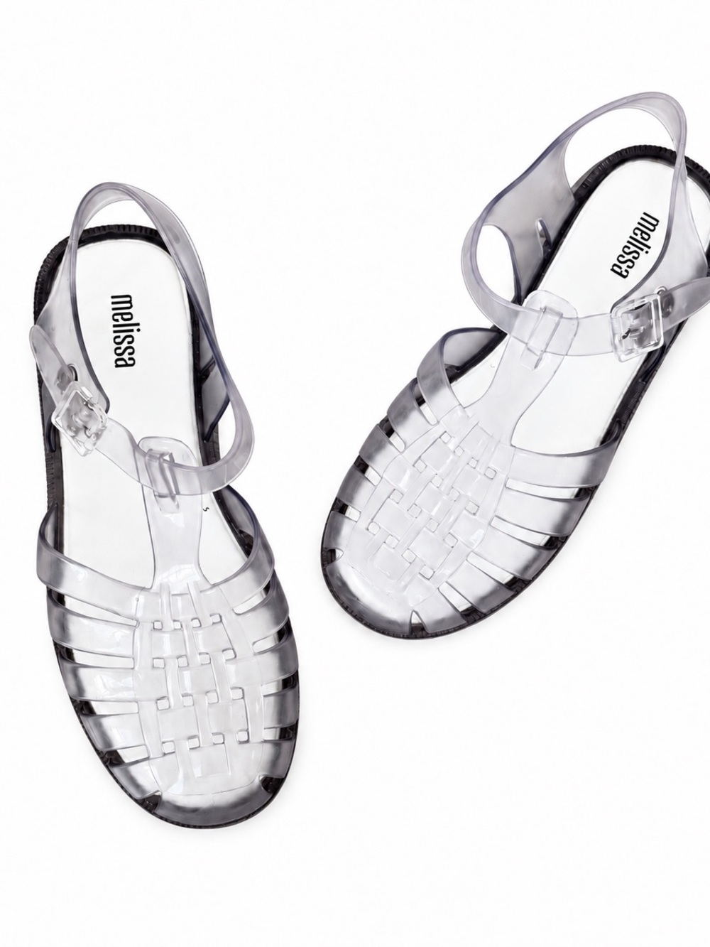 Melissa Clear Jelly T-Strap Fisherman Sandals